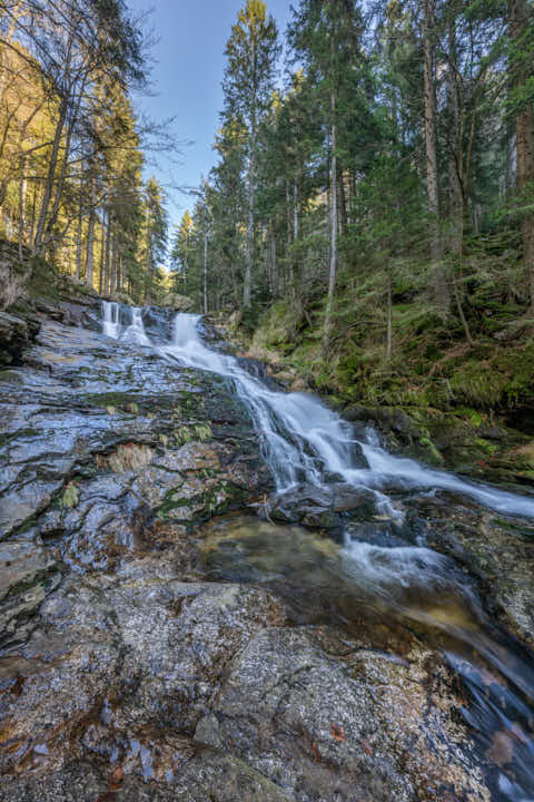 Gemeinde Bodenmais Landkreis Regen Rieslochfälle (Dirschl Johann) Deutschland REG